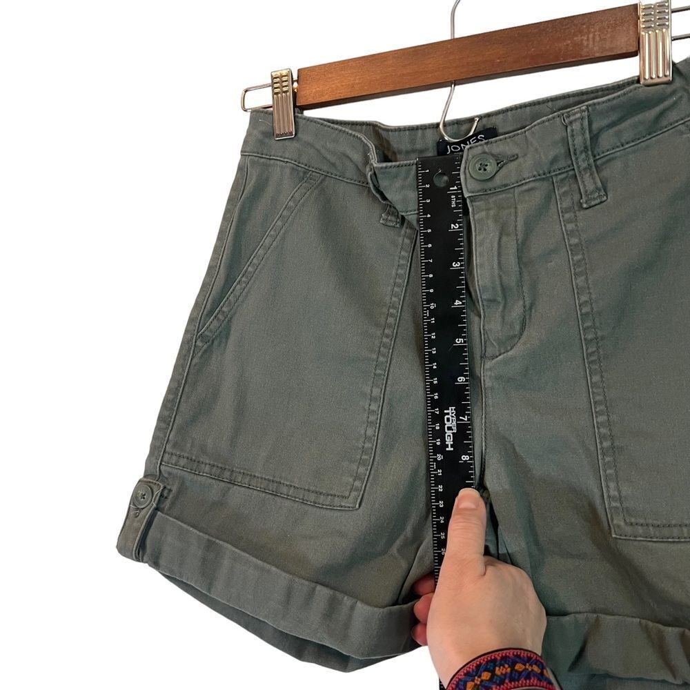 Jones New York Green Size 4 Utility Shorts Rolled Cuff with Button EUC - Picture 5 of 14